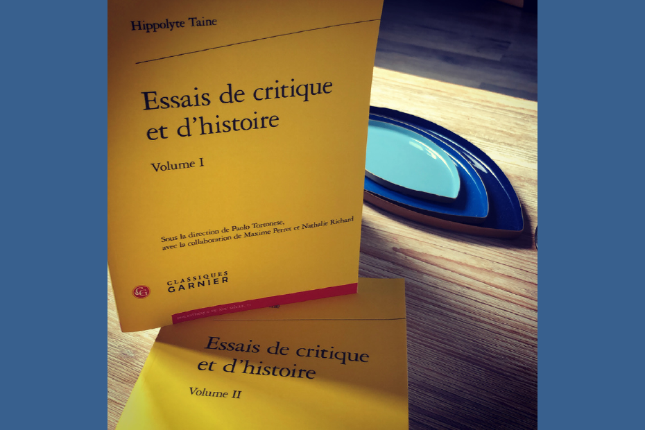 H. Taine, Essais de critique et d'histoire