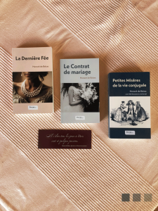 Exemplaires de La Dernière Fée, Le Contrat de mariage, Petites Misères de la vie conjugale d'Honoré de Balzac aux Éditions Perret