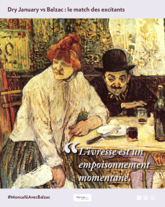 Citation "L'ivresse est un empoisonnement momentané" issue du Traité des excitants modernes de Balzac