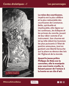Le personnage de la Belle Impéria illustré par Gustave Doré