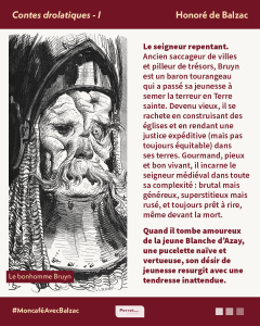 Le Bonhomme Bruyn du conte drolatique Le Péché Vesniel illustré par Gustave Doré