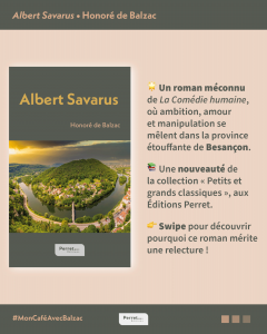 Albert Savarus aux Éditions Perret : un roman méconnu