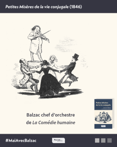Balzac chef d'orchestre de La Comédie humaine, par Bertall
