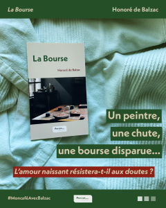 Couverture de La Bourse d'Honoré de Balzac | Éditions Perret