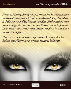 Résumé de La Fille aux yeux d'or d'Honoré de Balzac