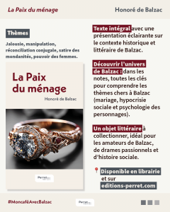 La Paix du ménage d'Honoré de Balzac aux Éditions Perret