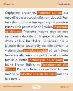 Le résumé de Pierrette d'Honoré de Balzac