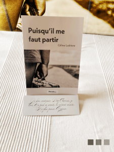 Puisqu'il me faut partir de Céline Ladrière aux Éditions Perret