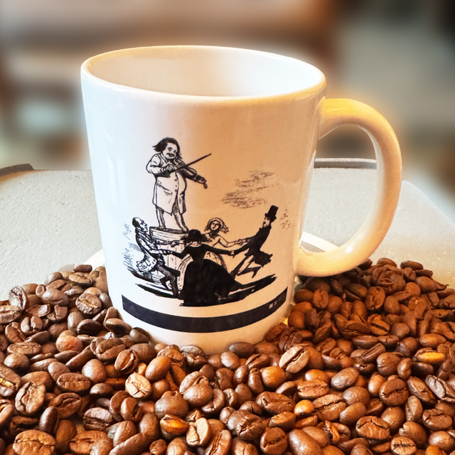 Mug Honoré de Balzac — bleu foncé — 325 ml