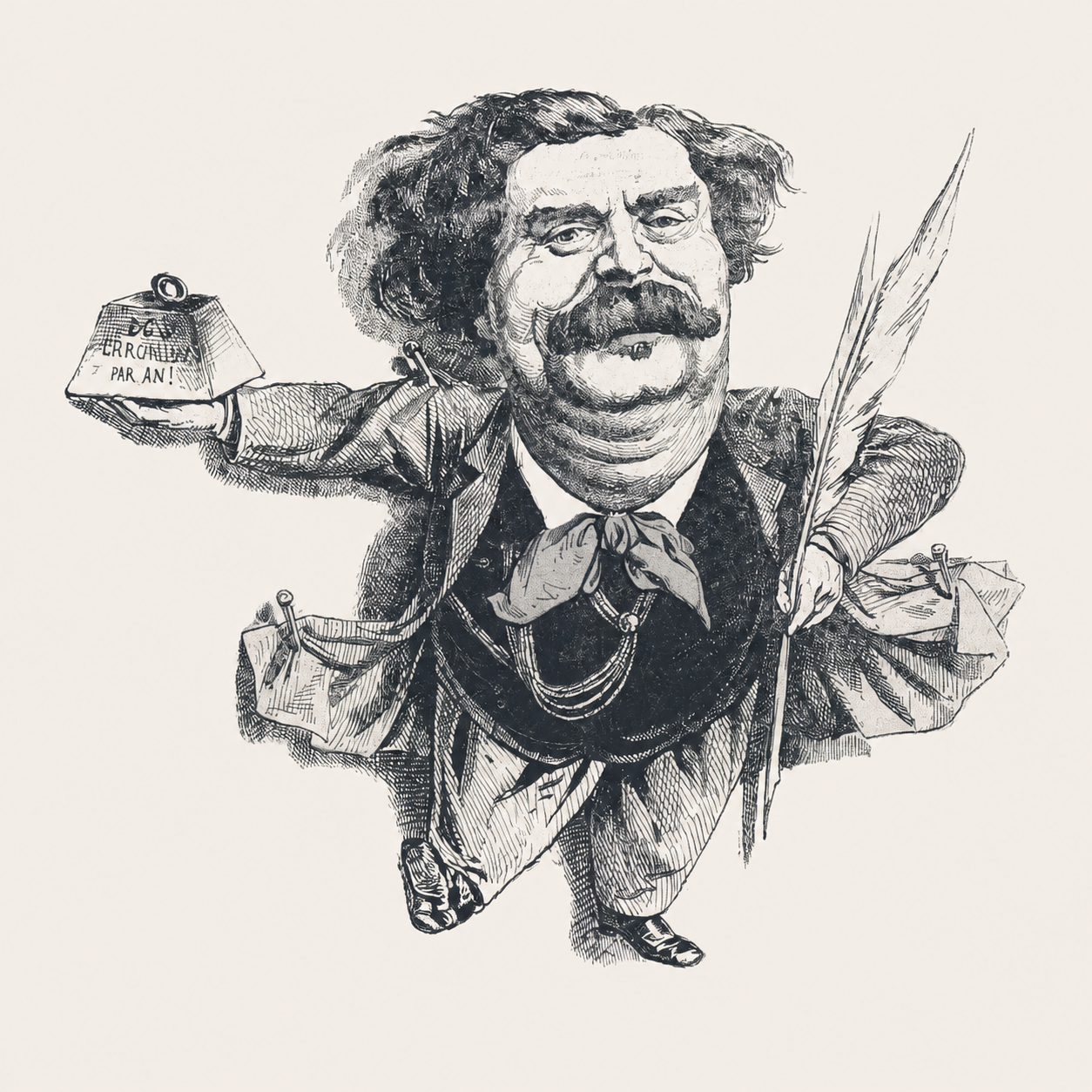 Caricature de Timothée Trimm